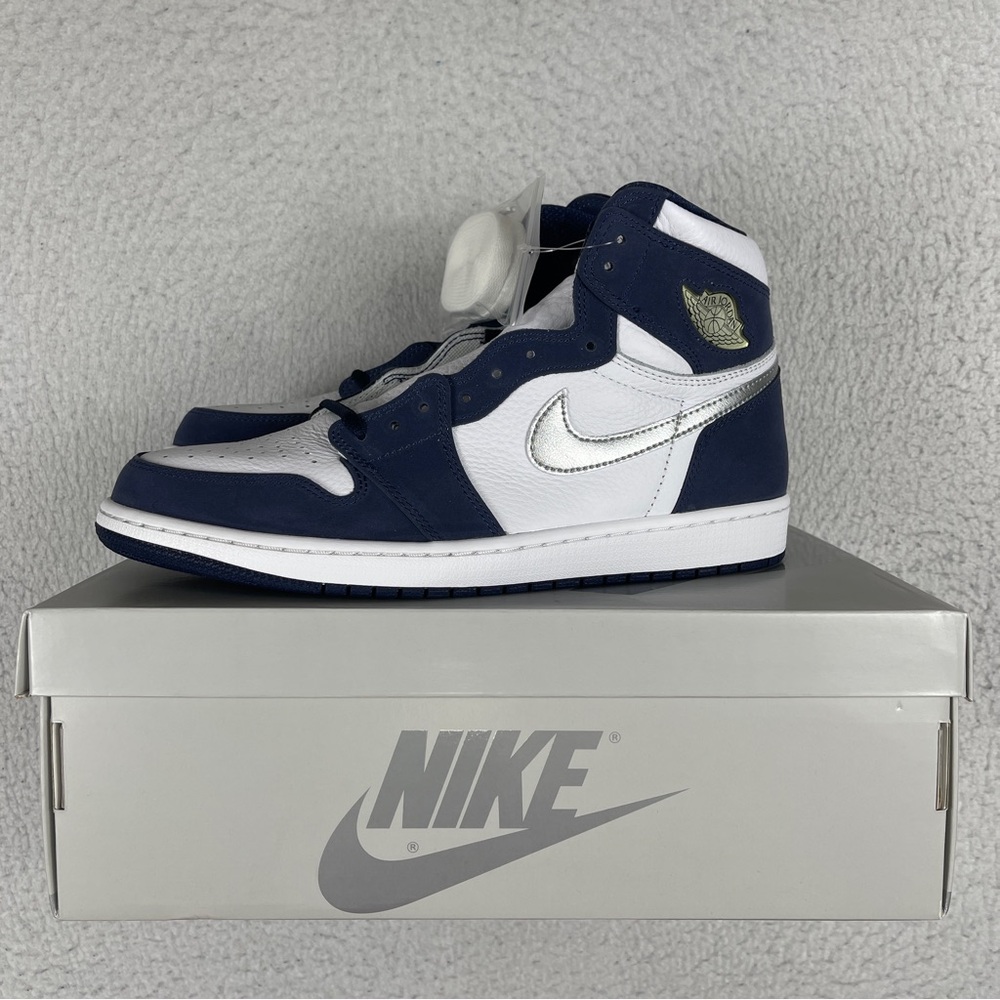 Jordan Shoes Mens 12 Navy Air Jordan 1 Retro High OG CO.JP Midnight Navy Retro